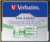 Verbatim’den profesyoneller için 8 GB CF kart