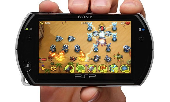 Fieldrunners - PSP Minis - Gameplay HD - YouTube