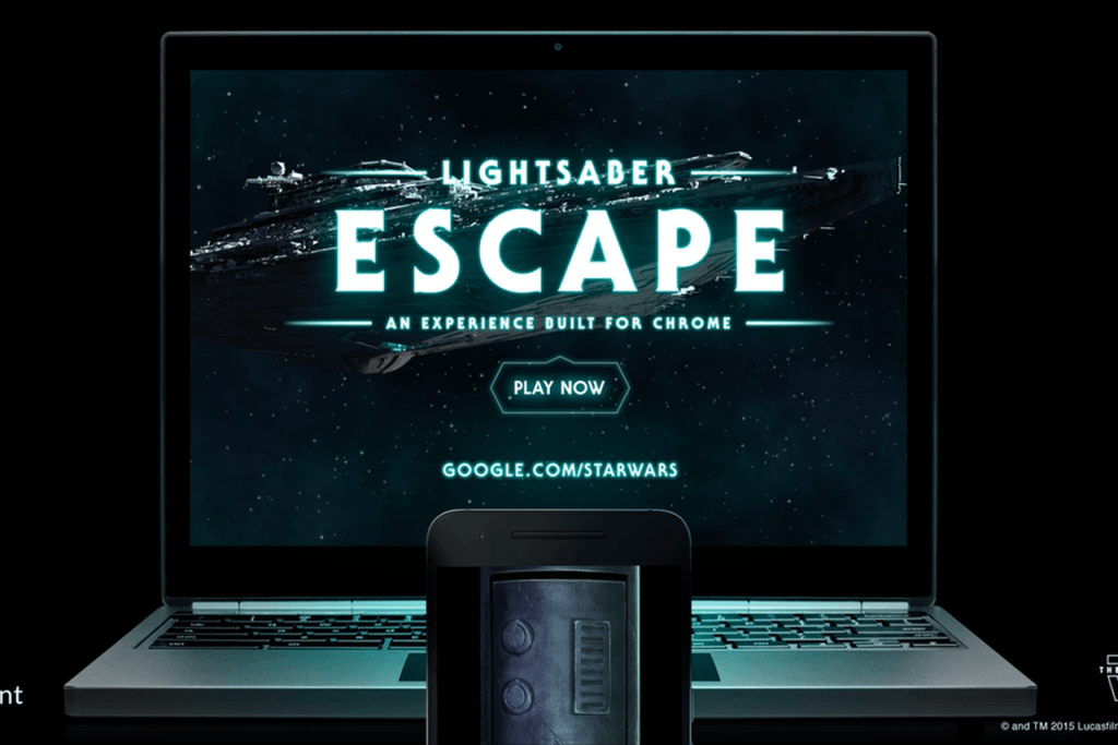 Google Star Wars Lightsaber Escape