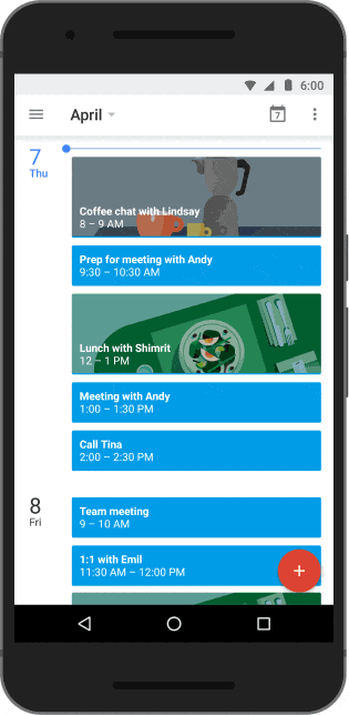 google takvim hedefler