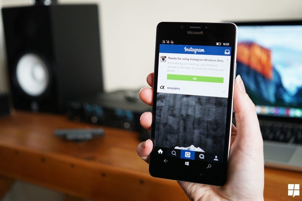 instagram windows 10 mobile