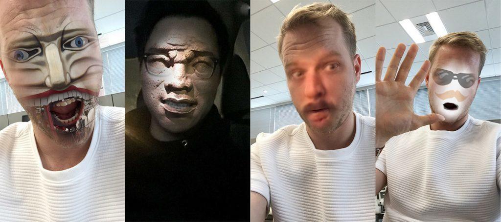 snapchat yüz değiştirme