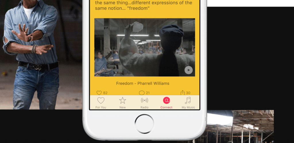 apple music connect ios 10