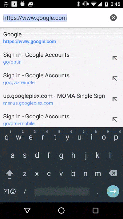 google belirti arama