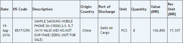 samsung galaxy c9 zauba