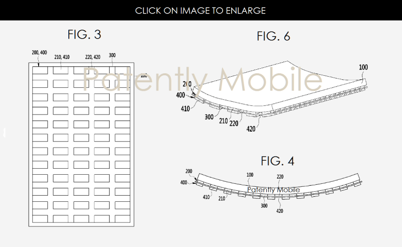 samsung esnek ekran patenti