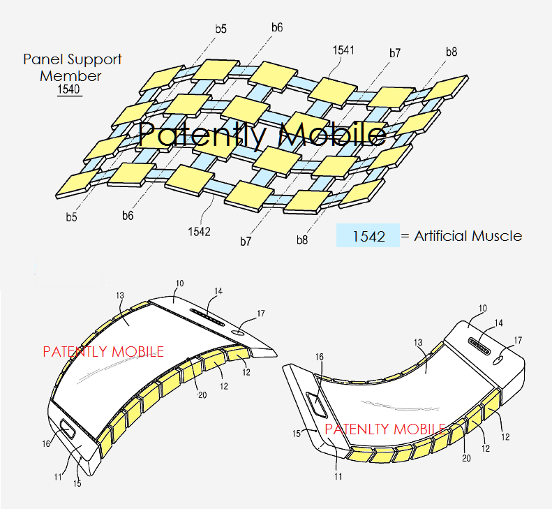 samsung esnek ekran patenti