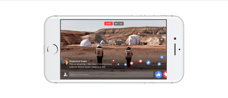 facebook 360 derece canlı video