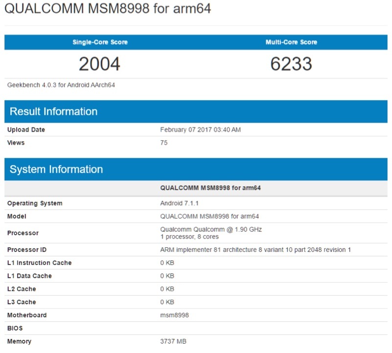 qualcomm snapdragon 835
