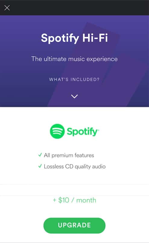 spotify hi-fi