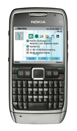 Nokia E66 ve E71 için bellenim güncellemesi