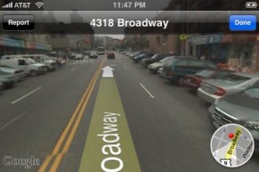 iPhone 2.2 sürümünde "Street View" özelliği olacak