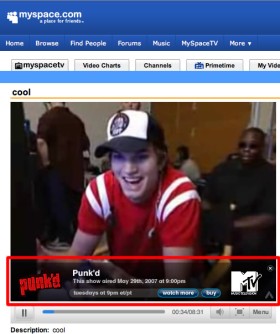 MTV ile MySpace'in yeni video içerik işbirliği