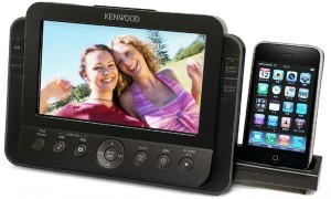 Kenwood AS-iP70 ile dijital çerçeve, alarmlı saat, FM radyo ve müzikçalar birarada