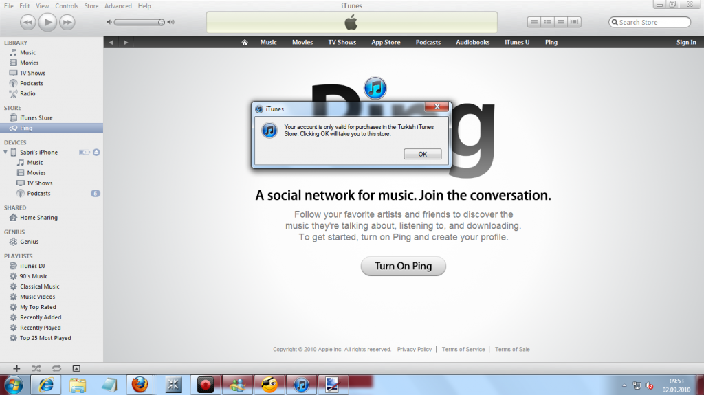 Apple iTunes 10'u artık indirebilirsiniz, Ping Türkiye'de çalışmıyor