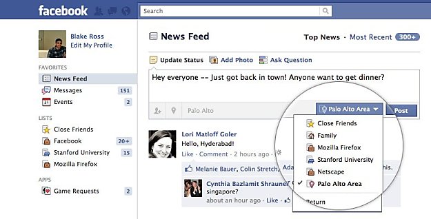 Facebook'tan akıllı arkadaş listeleri, iyileştirilmiş içerik paylaşımı