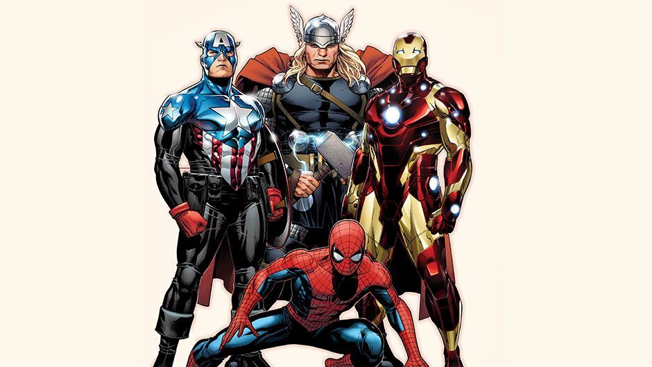 Kaptan Amerika, Thor, Iron Man, Örümcek Adam