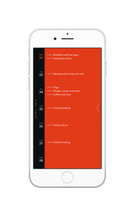Moleskine'den iPhone için minimalist takvim uygulaması: TimePage