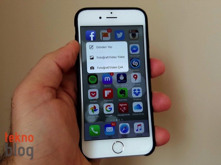 iPhone 6s ve iPhone 6s Plus’ta 3D Touch özelliğini kullanan uygulamalar iPhone 6s ve iPhone 6s Plus’ta 3D Touch özelliğini kullanan uygulamalar