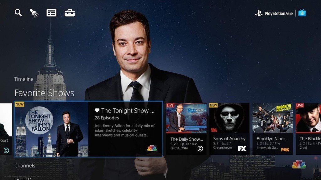 sony playstation vue tv