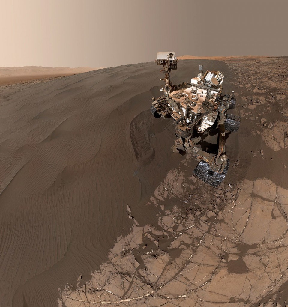 curiosity mars selfie