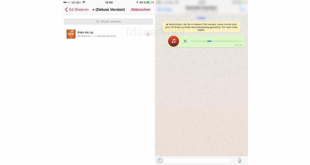 whatsapp muzik paylasma
