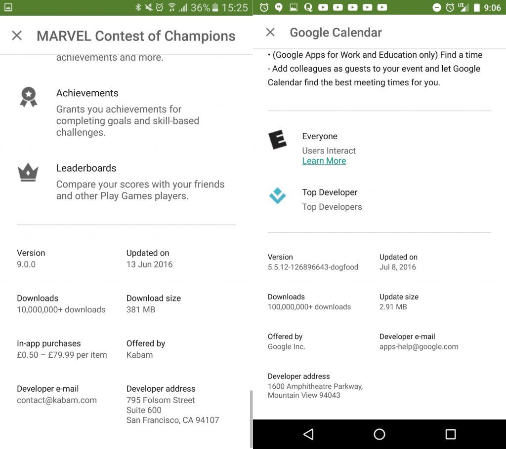 google play store