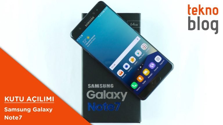 Video: Samsung Galaxy Note 7 Kutusundan Çıkıyor Video: Samsung Galaxy Note 7 Kutusundan Çıkıyor