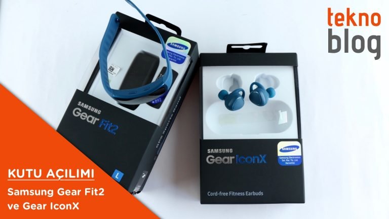 Video: Samsung Gear Fit 2 ve Gear IconX Kutusundan Çıkıyor Video: Samsung Gear Fit 2 ve Gear IconX Kutusundan Çıkıyor