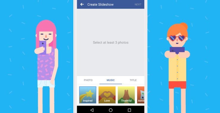 facebook slideshow android