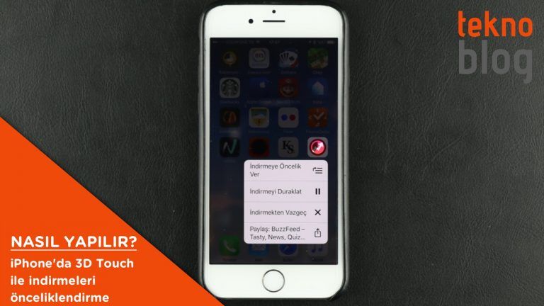 Nasıl Yapılır: iPhone’da 3D Touch ile indirmeleri önceliklendirme Nasıl Yapılır: iPhone’da 3D Touch ile indirmeleri önceliklendirme