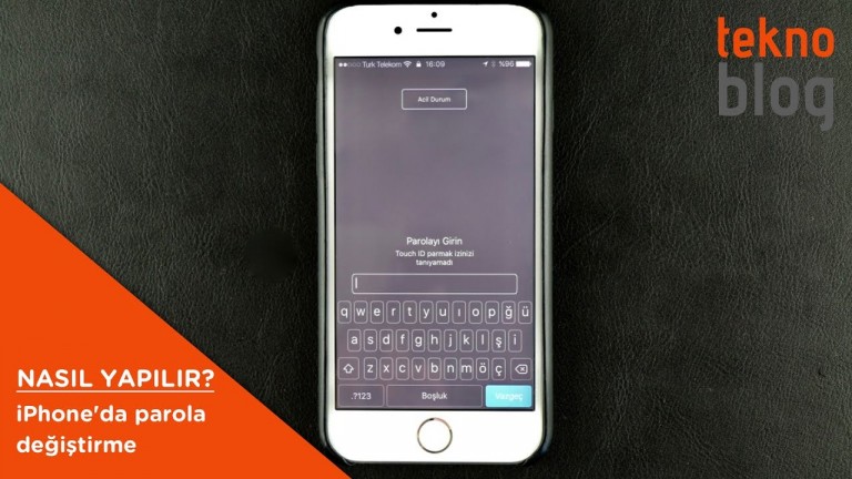 Nasıl Yapılır: iPhone’da parola değiştirme Nasıl Yapılır: iPhone’da parola değiştirme