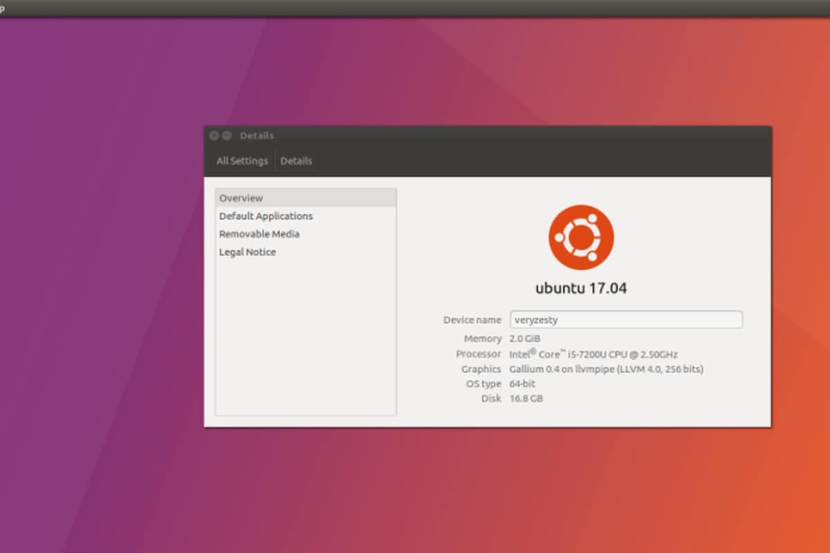 ubuntu zesty zapus