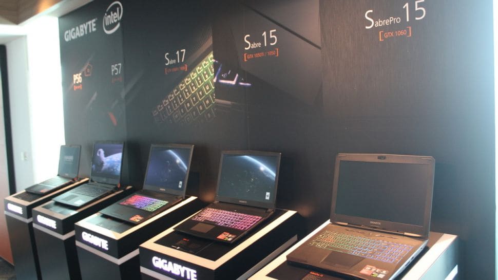 Gigabyte Computex 2017'de yeni oyun dizüstü bilgisayarlarını sergiliyor 1 gigabyte computex 2017