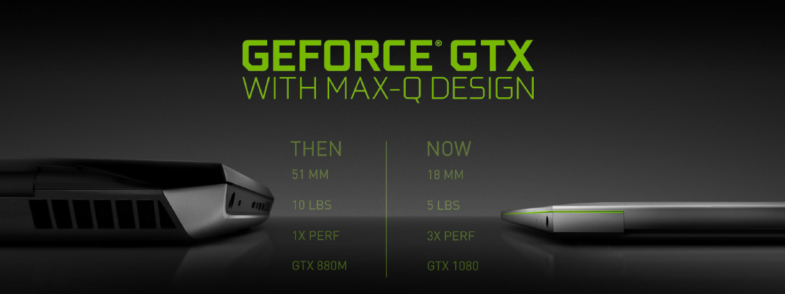 Nvidia Max-Q teknolojisiyle daha ince ve güçlü oyun dizüstü bilgisayarları geliyor