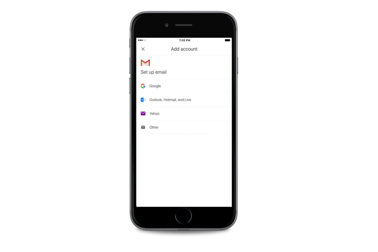 Google Gmail iOS uygulamasını üçüncü taraf hesaplara açıyor