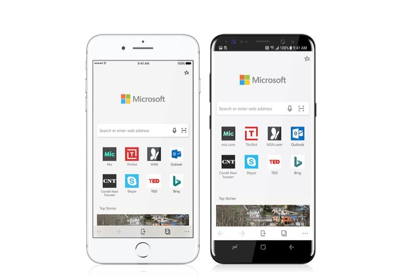 Microsoft Edge iOS ve Android uygulamalarının beta sürümleri yayınlandı