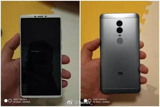 Xiaomi Redmi Note 5'e ait yeni bir fotoğraf internete sızdı