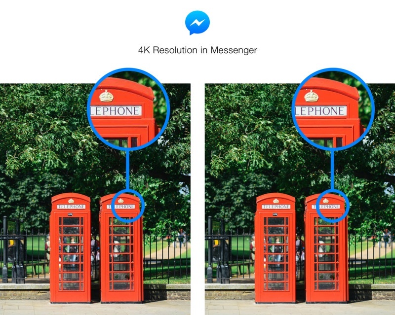 Facebook Messenger ile 4K fotoğraflar gönderilebilecek