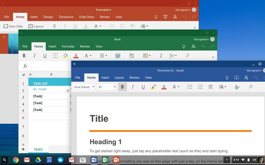 Microsoft Office tüm Chromebook'lara geldi