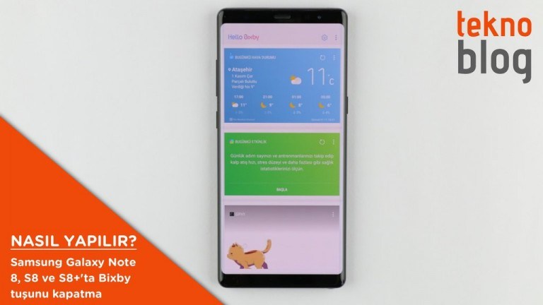 Samsung Galaxy Note 8, S8 ve S8+’ta Bixby tuşu nasıl kapatılır? Samsung Galaxy Note 8, S8 ve S8+’ta Bixby tuşu nasıl kapatılır?