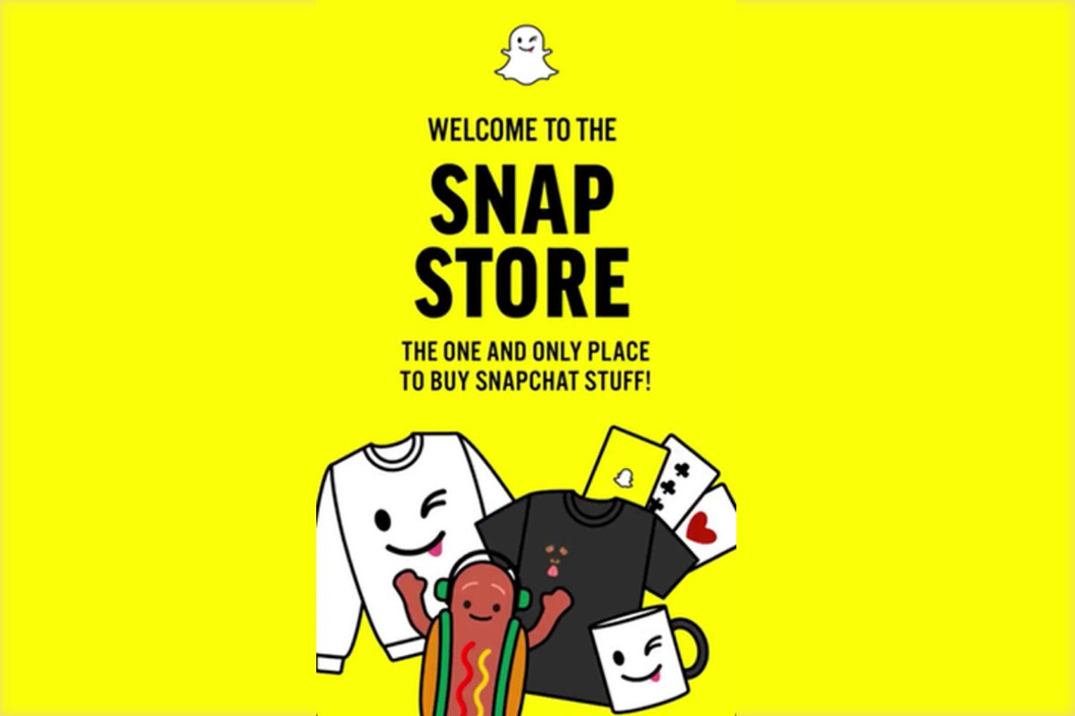 Snapchat özel ürünlerini uygulama içindeki mağazasında satıyor