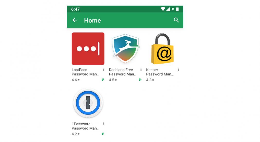 Android Oreo seçtiğiniz şifre yöneticisini tanıyor, uyum gösteriyor