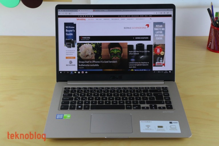 Asus VivoBook S510U İncelemesi Asus VivoBook S510U İncelemesi