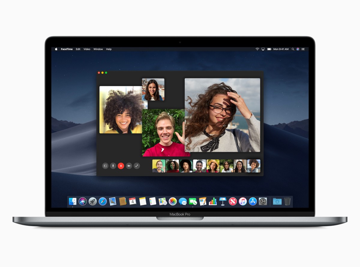 macos mojave group facetime
