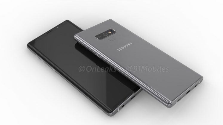 Yeni Samsung Galaxy Note 9 taslağı farklı bir arka kamera tasarımını gösteriyor