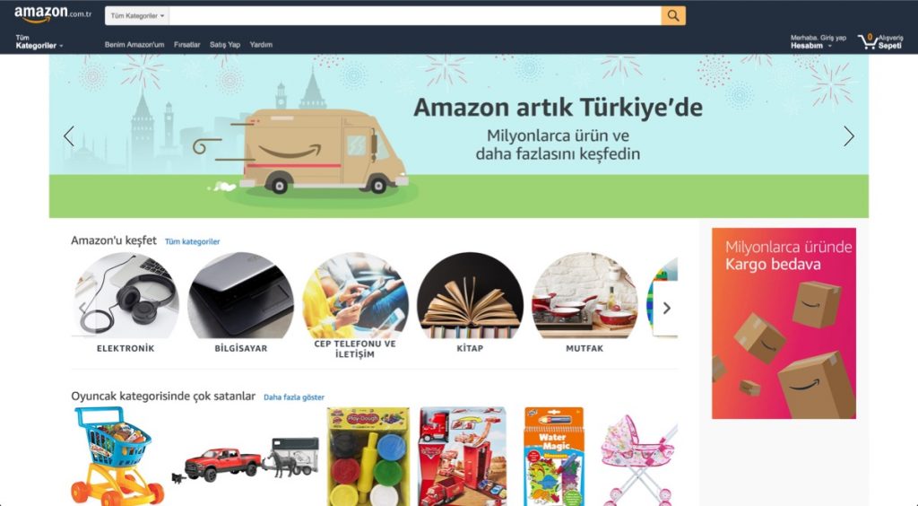 amazon turkiye