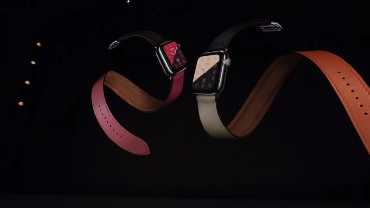 three apple watch series 4