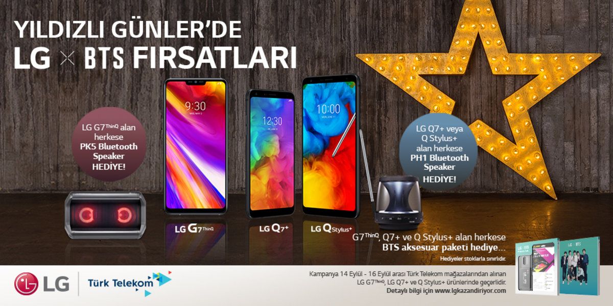 lg g7 thinq lg kazandırıyor Türk telekom kampanyası