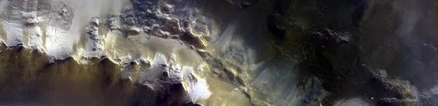 Mars'taki yörünge aracından Dünya'ya etkileyici bir yeni yıl fotoğrafı